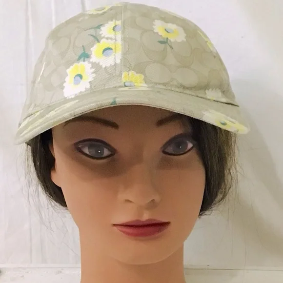 Coach | Accessories | Coach Daisy Print Baseball Cap Nwot  display picture 3